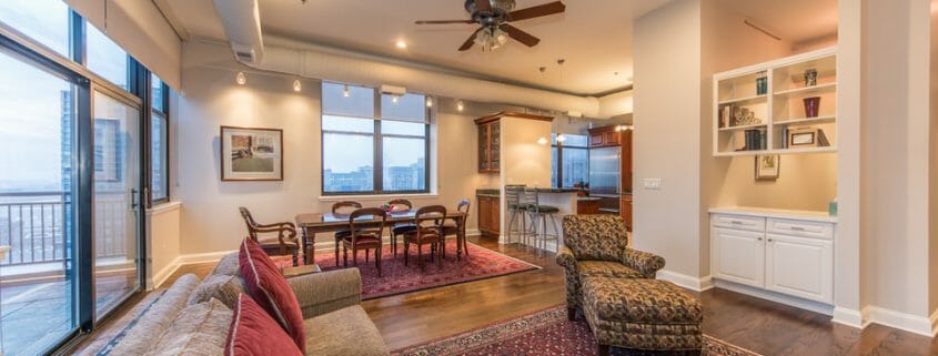 Printers Row Penthouse With Chicago Views - Dining