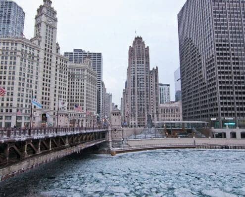 River North Real Estate - Tribune Tower and Wrigley Building