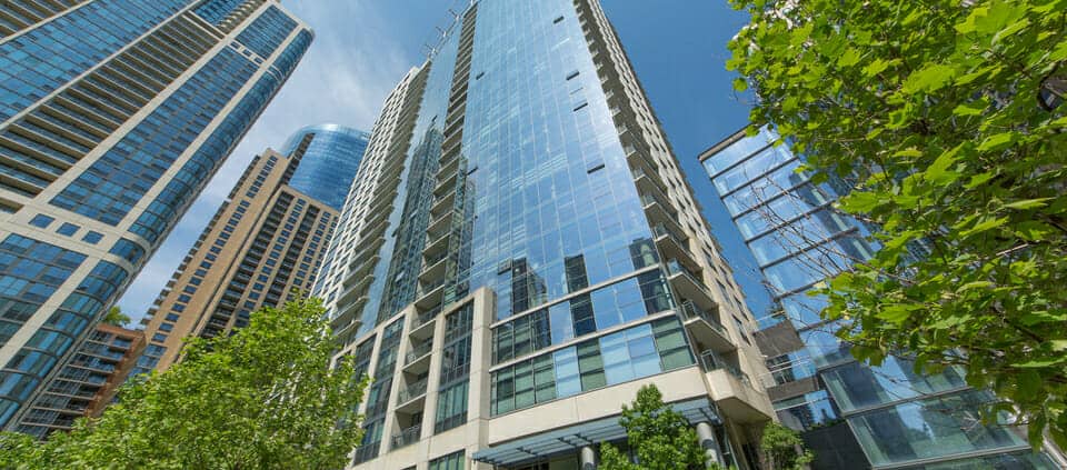 Condo With Views Of Lakeshore East Park 201 North Westshore Drive Exterior