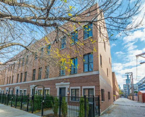West Loop 3-Bedroom Townhome For Sale - Front View