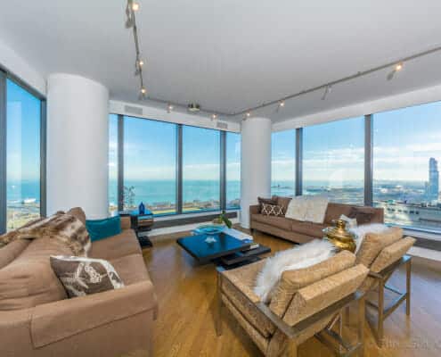 Exterior photo of The Legacy At Millennium Park at 60 E Monroe, Chicago, IL, Downtown Chicago Condo With Stunning Views - 60 E. Monroe Unit 3102