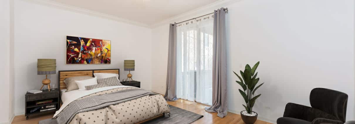 1639 North Oakley Avenue, Unit D1, Chicago, IL 60647 - Master Bedroom