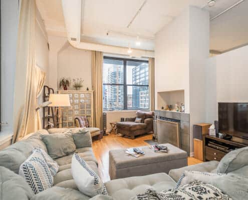 Printers Row Concrete Loft For Sale