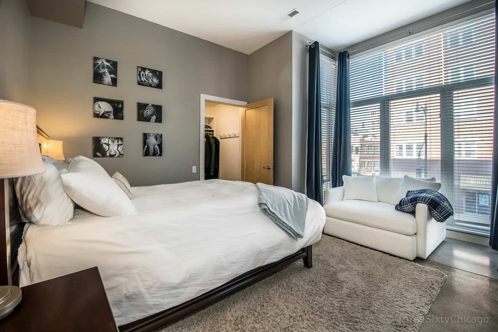 Immaculate West Loop Corner Unit at 949 W Madison unit 201 - bedroom
