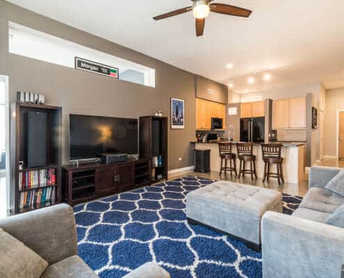 Immaculate West Loop Corner Unit at 949 W Madison unit 201 - living and kitchen