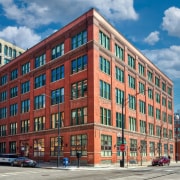 Exterior of 331 S Peoria Street Unit 503 Chicago IL 60607 - West Loop Brick and Timber Duplex loft